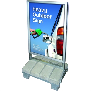 Heavy Outdoor Sign - Beton  - Poster: A0 84,1 X 118,9 cm
