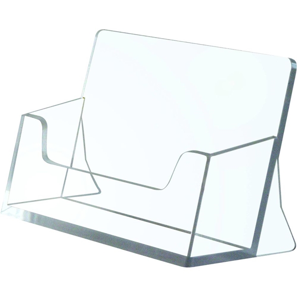 11: Visitkortholder - horisontal -  Klar - 9,0 x 5,5 cm