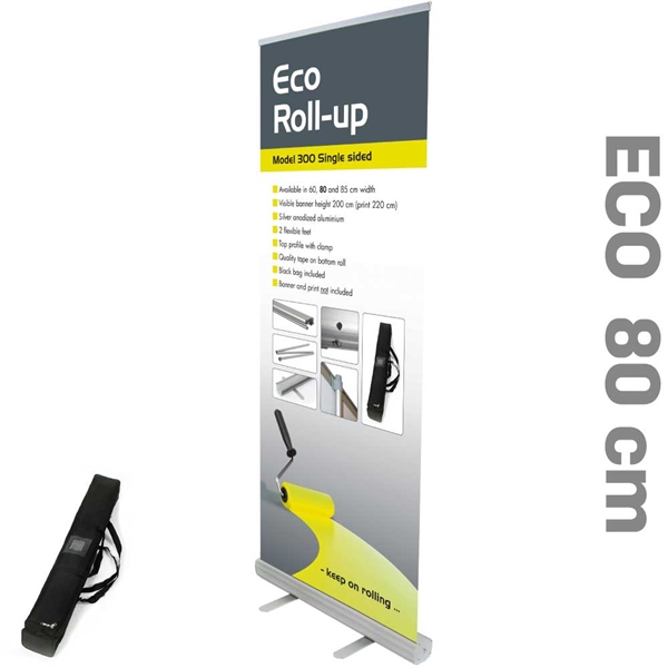 ECO ROLL-UP ENKELTSIDET - Alu - 80 x 220 cm