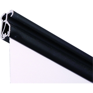 Profiler og endekapper til Basic Roll-Up - Sort/krom - 120 cm