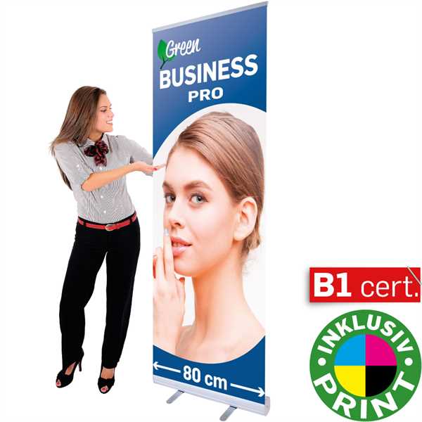 Business PRO med banner og print - 80 x 200 cm kr. 1.501,-