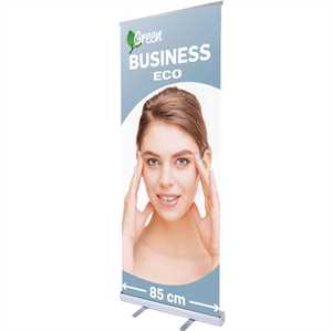 Business Eco med banner og print - 85 x 200 cm