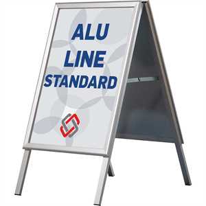 Alu-Line Standard Gadeskilt - Alu/elox. - Poster: 50 x 70 cm
